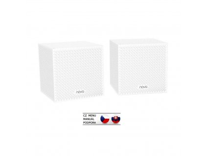 Tenda Nova MW12 (2-pack) WiFi AC2100 Tri-Band Mesh Gigabit system, 6x GLAN/GWAN, SMART CZ aplikace obrázok 1 | Wifi shop wellnet.sk