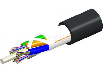 CommScope D-024-LN-8W-M12NS, Optický kábel, 24-vlákno, G.657A1, 2T12F, PE, 10.2mm