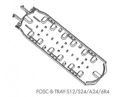 Ry FOSC-B-TRAY-S24-1 kazeta pre FOSC-400B pre 24 teplom zmrštiteľných zvarov na kazete