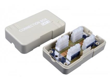 SOLARIX KRJS45-VEB6, Spojovací box CAT6 STP 8p8c, LSA+/Krone