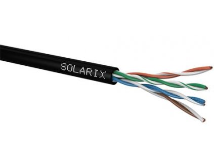 SOLARIX (305m) kábel CAT5E, UTP, PE, Fca