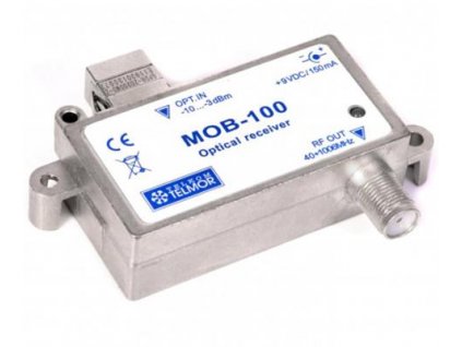 TELMOR MOB-100, Mikrooptický prijímač, 47-1006MHz, AGC, 80dBuV