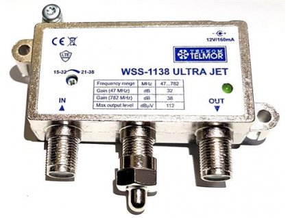 TELMOR WSS-1138 ULTRA JET mikro zosilňovač 1-60 1-IN 1-OUT