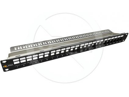 SOLARIX Patch panel 24x keystone, modulárny, 1U