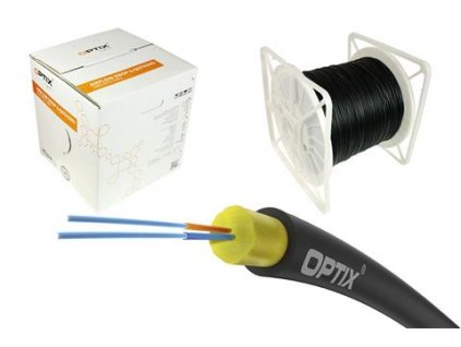 OPTIX DROP (1000m), Optický kábel, 2-vlákno, G.657A2, 3mm, 800N