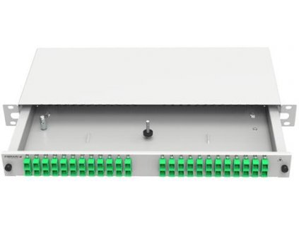 FIBRAIN PSS-A0, Patchpanel 1U, 19", výsuvný, 24x SC duplex, bez kazety