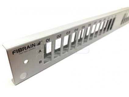FIBRAIN FB2035, Predné čelo pre patchpanel PST-A1-01, 24x SC duplex, biele