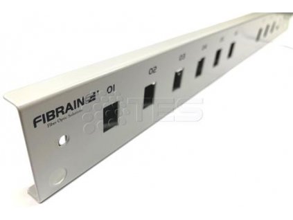FIBRAIN FB2031, Predné čelo pre patchpanel PST-A1-01, 12x SC simplex, MTRJ, E2000, LC, biele