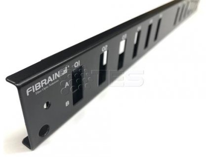 FIBRAIN FB2032B, Predné čelo pre patchpanel PST-A1-01B, 12x SC duplex, čierne