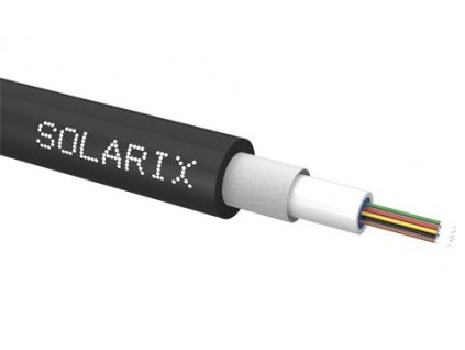 SOLARIX, optický kábel, 12-vlákno, 50/125, OM2, 6.0mm, LSOH, 1500N