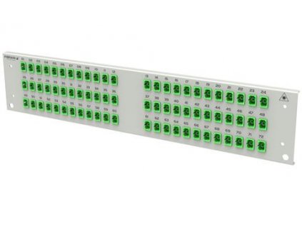 FIBRAIN FB2046, Predné čelo pre patchpanel PST-A1-02, 72x SC simplex, biele