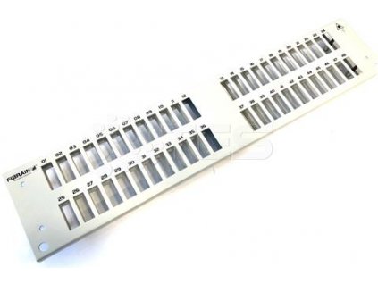 FIBRAIN FB2045, Predné čelo pre patchpanel PST-A1-02, 48x SC duplex, biele