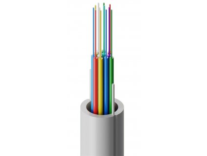 FIBRAIN EAC-RAs, Optický kábel, RISER, 12-vlákno, G.657A1, 8,7mm, 400N