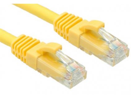 OXnet patch kábel CAT5E, UTP, PVC, AWG24, 100MHz, 3m, žltý