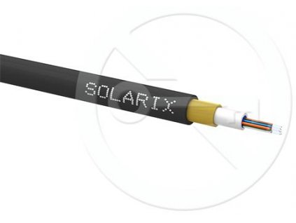 SOLARIX optický kábel, SM, 8-vlákno, 9/125, G.657A1, HDPE UV, 2.8mm