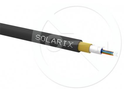 SOLARIX optický kábel, SM, 2-vlákno, 9/125, G.657A1, HDPE UV, 2.8mm