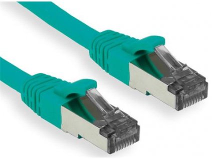 OXnet patch kábel CAT6A, S/FTP, LSOH, AWG26, 500MHz, 3m, zelený