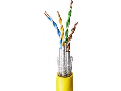 FIBRAIN (500m) kábel CAT7A, S/FTP, LSOHFR Dca