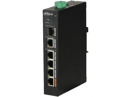 DAHUA PFS3106-4ET-60, PoE switch, 4x LAN (4x PoE 250m), 1x GLAN, 1x SFP, 60W