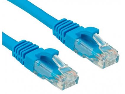OXnet patch kábel CAT5E, UTP, PVC, AWG24, 100MHz, 3m, modrý