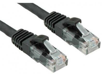 OXnet patch kábel CAT5E, UTP, PVC, AWG24, 100MHz, 3m, čierny