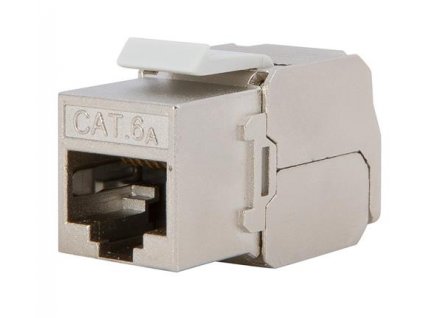 WIREX keystone CAT6A, STP, RJ45, samorezný