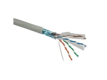 Solarix inštalačný kábel CAT6 FTP PVC drôt 1m obrázok 1 | Wifi shop wellnet.sk