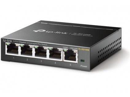 TP-LINK TL-SG105E, Switch, 5x GLAN, VLAN, Easy Smart, kovový