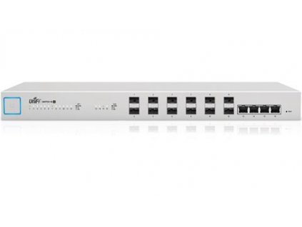 Ubiquiti US-16-XG, UniFiSwitch, no PoE, 12x SFP+, 4x 10GLAN, AC/DC