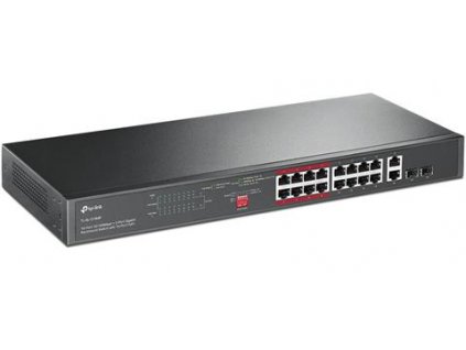 TP-Link TL-SL1218MP, PoE switch, 16x LAN, 2x SFP