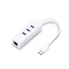 TP-Link UE330 USB 3.0 3-portový USB hub & gigabitový ethernet adaptér obrázok | Wifi shop wellnet.sk