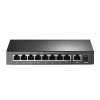 TP-Link TL-SF1009P 8x10/100 POE+ 65W,1x10/100 RJ45 nonPOE,desktop CCTV switch,kov.tělo image 2 | Wifi shop wellnet.sk