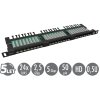 19" patch panel Solarix 24xRJ45 CAT5E UTP s vyvazovací lištou černý 0,5U SX24HD-5E-UTP-BK obrázok | Wifi shop wellnet.sk