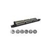 19" patch panel Solarix 24 x RJ45 CAT6 UTP s vyvazovací lištou 1U SX24L-6-UTP-BK-N náhľad | Wifi shop wellnet.sk