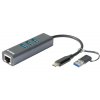 D-Link USB-C/USB to Gigabit Ethernet Adapter with 3 USB 3.0 Ports obrázok | Wifi shop wellnet.sk
