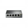 TP-Link TL-SG1005P 5xGb (4xPOE) 65W Desktop Steel Switch obrázok | Wifi shop wellnet.sk