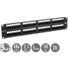 19" patch panel Solarix 48 x RJ45 CAT5E UTP 150 MHz černý 2U SX48-5E-UTP-BK obrázok | Wifi shop wellnet.sk