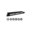 19" patch panel Solarix 24 x RJ45 CAT6 STP černý 1U SX24-6-STP-BK náhľad | Wifi shop wellnet.sk