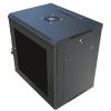 Datacom 19" rozvaděč 6U/450 mm (sklo) černý obrázok | Wifi shop wellnet.sk