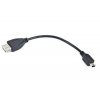Kabel USB AF/mini BM,OTG,15cm pro tab. a tel. obrázok | Wifi shop wellnet.sk