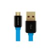 Kabel AVACOM MIC-120B USB - Micro USB, 120cm, modrá obrázok | Wifi shop wellnet.sk