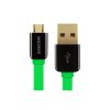 Kabel AVACOM MIC-120G USB - Micro USB, 120cm, zelená obrázok | Wifi shop wellnet.sk