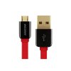 Kabel AVACOM MIC-40R USB - Micro USB, 40cm, červená obrázok | Wifi shop wellnet.sk