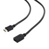 Kabel CABLEXPERT HDMI-HDMI 3m, 1.4, M/F stíněný, zlacené kontakty, prodlužovací, černý obrázok | Wifi shop wellnet.sk