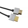 PremiumCord Slim HDMI High Speed + Ethernet kabel, zlacené konektory, 0,5m obrázok | Wifi shop wellnet.sk