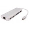 PremiumCord Převodník USB3.1 na HDMI + RJ45 + 2xUSB3.0 +SD card + PD charge obrázok | Wifi shop wellnet.sk