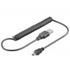 PremiumCord Kabel USB 2.0, A-B mini 1.5m - kroucený 50cm až 150cm obrázok | Wifi shop wellnet.sk