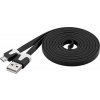 PremiumCord Kabel microUSB 2.0, A-B, plochý, černý obrázok | Wifi shop wellnet.sk