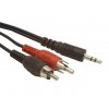 GEMBIRD kabel minijack 3.5mm - 2x RCA M/M 2,5m obrázok | Wifi shop wellnet.sk