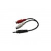 GEMBIRD kabel mnijack - 2xCinch (F), 20cm obrázok | Wifi shop wellnet.sk